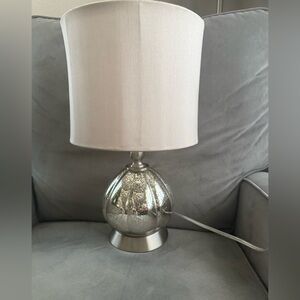 Elegant Silver Table Lamp